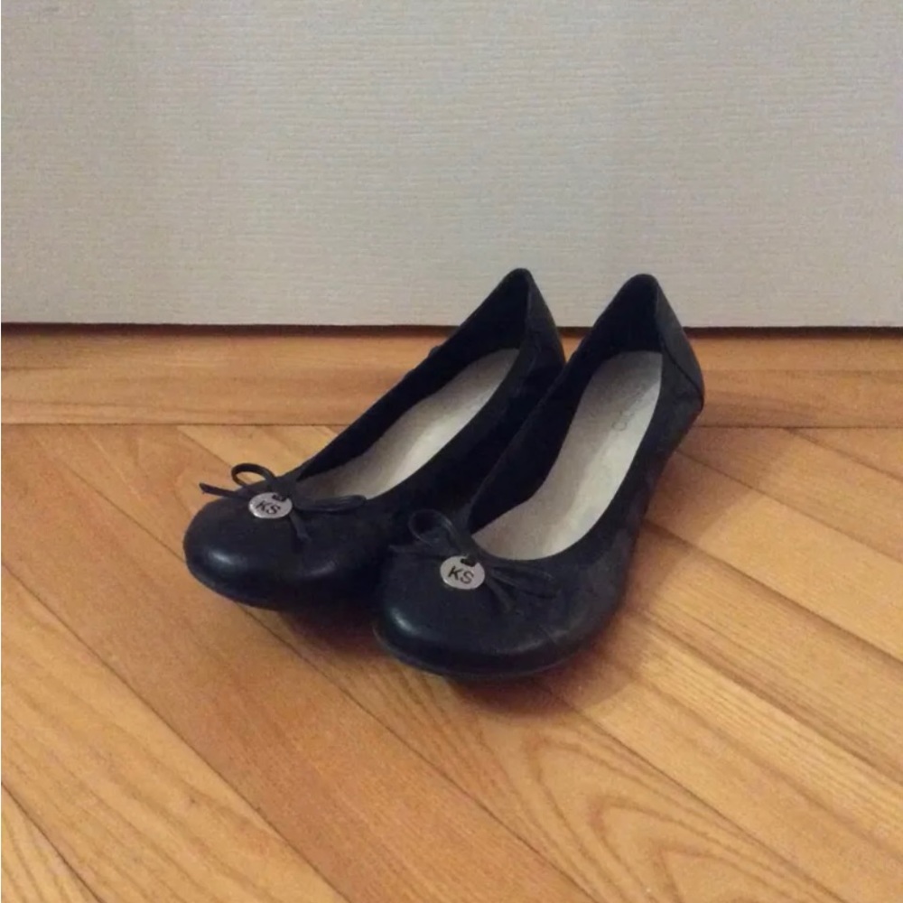 Ballerinas K Studio Black With Front Bow